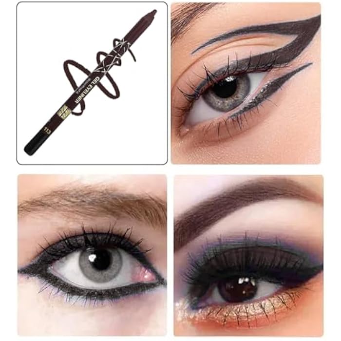 Rose Bery - Gel Eyeliner, Waterproof & Smudge Proof, Ultra Long Wear & Smooth Glide Formula, 1.2 GM, Model - RB-0922 (Light Brown, 113) - Image 4